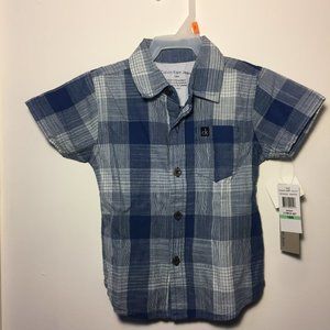 COPY - Blue Button Up Tee